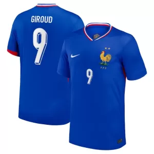 Camisolas França Olivier Giroud 9 Equipamento Principal Euro 2024 Camisolas França Olivier Giroud 9 Equipamento Principal Euro 2024