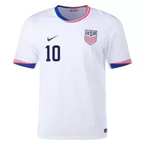 Camisolas Estados Unidos Christian Pulišić 10 Equipamento Principal 2024