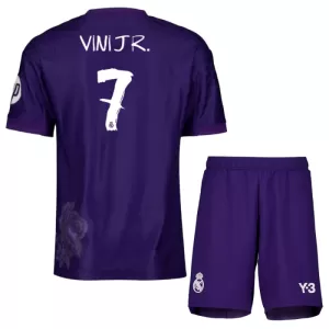 Camisolas Real Madrid Vinicius Junior 7 Criança Equipamento 4ª 23/24 Camisolas Real Madrid Vinicius Junior 7 Criança Equipamento 4ª 23/24