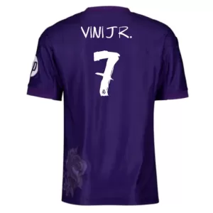 Camisolas Real Madrid Vinicius Junior 7 Equipamento 4ª 23/24 Camisolas Real Madrid Vinicius Junior 7 Equipamento 4ª 23/24