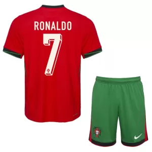 Camisolas Portugal Cristiano Ronaldo 7 Criança Equipamento Principal Euro 2024 Camisolas Portugal Cristiano Ronaldo 7 Criança Equipamento Principal Euro 2024