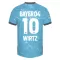 Camisolas Bayer 04 Leverkusen Florian Wirtz 10 Equipamento Terceiro 23/24