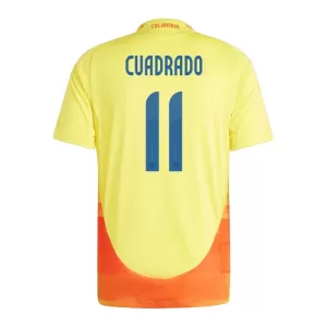 Camisolas Colômbia Juan Cuadrado 11 Equipamento Principal 2024 Camisolas Colômbia Juan Cuadrado 11 Equipamento Principal 2024