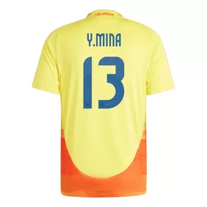 Camisolas Colômbia Yerry Mina 13 Equipamento Principal 2024 Camisolas Colômbia Yerry Mina 13 Equipamento Principal 2024