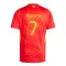 Camisolas Espanha Alvaro Morata 7 Equipamento Principal Euro 2024