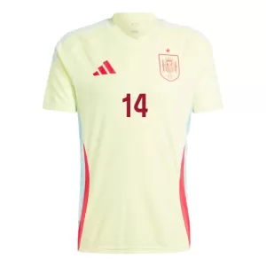 Camisolas Espanha Aymeric Laporte 14 Equipamento Alternativo Euro 2024