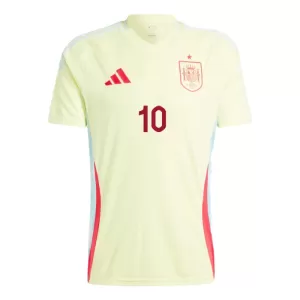 Camisolas Espanha Dani Olmo 10 Equipamento Alternativo Euro 2024