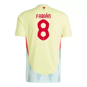Camisolas Espanha Fabian Ruiz 8 Equipamento Alternativo Euro 2024