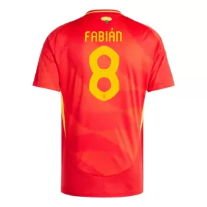 Camisolas Espanha Fabian Ruiz 8 Equipamento Principal Euro 2024