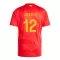 Camisolas Espanha Joselu 12 Equipamento Principal Euro 2024
