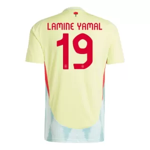 Camisolas Espanha Lamine Yamal 19 Equipamento Alternativo Euro 2024