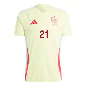 Camisolas Espanha Mikel Oyarzabal 21 Equipamento Alternativo Euro 2024