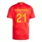 Camisolas Espanha Mikel Oyarzabal 21 Equipamento Principal Euro 2024