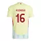 Camisolas Espanha Rodrigo Hernández 16 Equipamento Alternativo Euro 2024