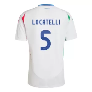 Camisolas Itália Manuel Locatelli 5 Equipamento Alternativo Euro 2024 Camisolas Itália Manuel Locatelli 5 Equipamento Alternativo Euro 2024