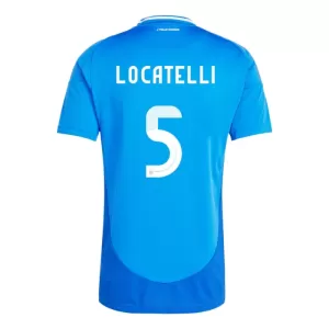 Camisolas Itália Manuel Locatelli 5 Equipamento Principal Euro 2024