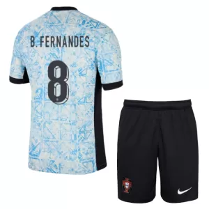 Camisolas Portugal Bruno Fernandes 8 Criança Equipamento Alternativo Euro 2024 Camisolas Portugal Bruno Fernandes 8 Criança Equipamento Alternativo Euro 2024