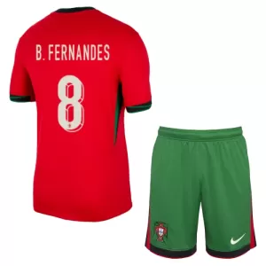 Camisolas Portugal Bruno Fernandes 8 Criança Equipamento Principal Euro 2024 Camisolas Portugal Bruno Fernandes 8 Criança Equipamento Principal Euro 2024