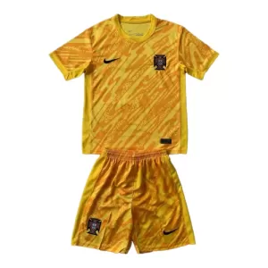 Camisolas Guarda Redes Portugal Criança Euro 2024 Amarelo Camisolas Guarda Redes Portugal Criança Euro 2024 Amarelo