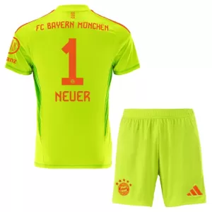Camisolas Guarda Redes FC Bayern de Munique Manuel Neuer 1 Criança Equipamento Principal 24/25 Camisolas Guarda Redes FC Bayern de Munique Manuel Neuer 1 Criança Equipamento Principal 24/25