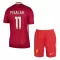 Camisolas Liverpool Mohamed Salah 11 Criança Equipamento Principal 24/25