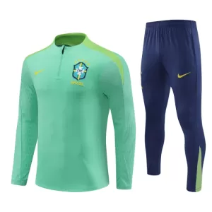 Brasil Conjunto de Moletom de Treino Criança 24/25 Verde Brasil Conjunto de Moletom de Treino Criança 24/25 Verde