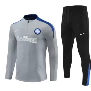 Inter Milan Conjunto de Moletom de Treino Criança 24/25 Cinza Inter Milan Conjunto de Moletom de Treino Criança 24/25 Cinza