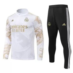 Real Madrid Conjunto de Moletom de Treino 24/25 Branco Real Madrid Conjunto de Moletom de Treino 24/25 Branco
