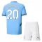 Camisolas Manchester City Bernardo Silva 20 Criança Equipamento Principal 24/25