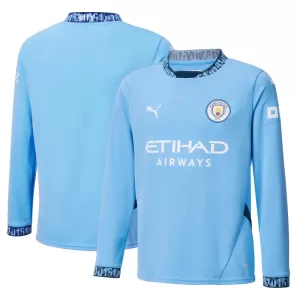 Camisolas Manchester City Equipamento Principal 24/25 Manga Comprida Camisolas Manchester City Equipamento Principal 24/25 Manga Comprida