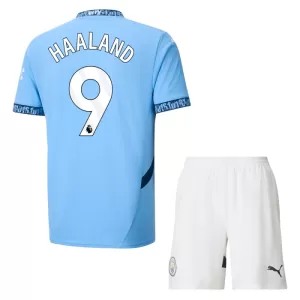 Camisolas Manchester City Erling Haaland 9 Criança Equipamento Principal 24/25 Camisolas Manchester City Erling Haaland 9 Criança Equipamento Principal 24/25