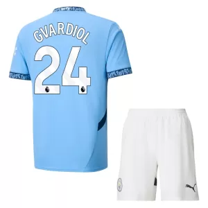 Camisolas Manchester City Josko Gvardiol 24 Criança Equipamento Principal 24/25 Camisolas Manchester City Josko Gvardiol 24 Criança Equipamento Principal 24/25