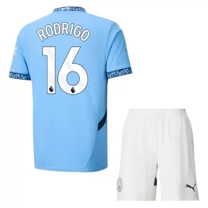 Camisolas Manchester City Rodrigo Hernández 16 Criança Equipamento Principal 24/25 Camisolas Manchester City Rodrigo Hernández 16 Criança Equipamento Principal 24/25