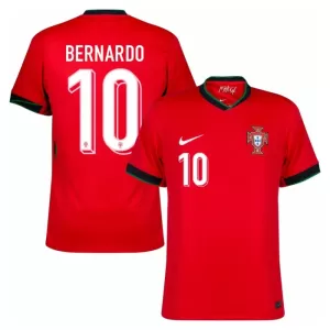 Camisolas Portugal Bernardo Silva 10 Equipamento Principal Euro 2024 Camisolas Portugal Bernardo Silva 10 Equipamento Principal Euro 2024