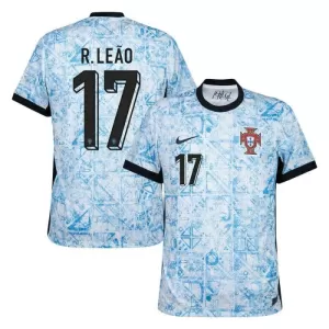 Camisolas Portugal Rafael Leão 17 Equipamento Alternativo Euro 2024 Camisolas Portugal Rafael Leão 17 Equipamento Alternativo Euro 2024