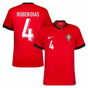 Camisolas Portugal Rúben Dias 4 Equipamento Principal Euro 2024 Camisolas Portugal Rúben Dias 4 Equipamento Principal Euro 2024