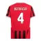 Camisolas AC Milan Bennacer 4 Equipamento Principal 24/25
