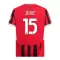 Camisolas AC Milan Jovic 15 Equipamento Principal 24/25