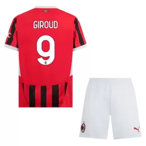Camisolas AC Milan Olivier Giroud 9 Criança Equipamento Principal 24/25 Camisolas AC Milan Olivier Giroud 9 Criança Equipamento Principal 24/25