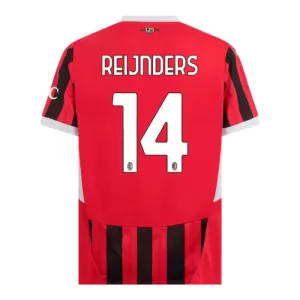Camisolas AC Milan Reijnders 14 Equipamento Principal 24/25 Camisolas AC Milan Reijnders 14 Equipamento Principal 24/25