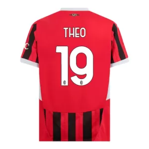 Camisolas AC Milan Theo Hernandez 19 Equipamento Principal 24/25 Camisolas AC Milan Theo Hernandez 19 Equipamento Principal 24/25