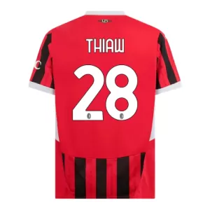 Camisolas AC Milan Thiaw 28 Equipamento Principal 24/25 Camisolas AC Milan Thiaw 28 Equipamento Principal 24/25