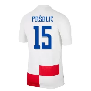 Camisolas Croácia Pasalic 15 Equipamento Principal Euro 2024 Camisolas Croácia Pasalic 15 Equipamento Principal Euro 2024