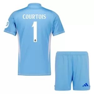Camisolas Guarda Redes Real Madrid Thibaut Courtois 1 Criança Equipamento Principal 24/25 Camisolas Guarda Redes Real Madrid Thibaut Courtois 1 Criança Equipamento Principal 24/25
