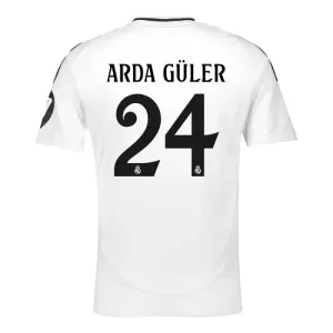 Camisolas Real Madrid Arda Guler 24 Equipamento Principal 24/25 Camisolas Real Madrid Arda Guler 24 Equipamento Principal 24/25