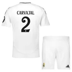 Camisolas Real Madrid Carvajal 2 Criança Equipamento Principal 24/25 Camisolas Real Madrid Carvajal 2 Criança Equipamento Principal 24/25