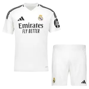 Camisolas Real Madrid Criança Equipamento Principal 24/25 Camisolas Real Madrid Criança Equipamento Principal 24/25