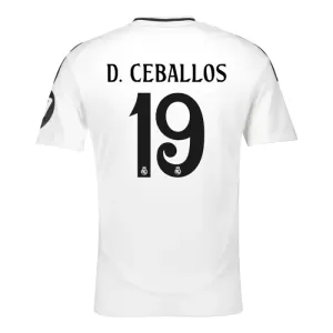 Camisolas Real Madrid D. Ceballos 19 Equipamento Principal 24/25 Camisolas Real Madrid D. Ceballos 19 Equipamento Principal 24/25