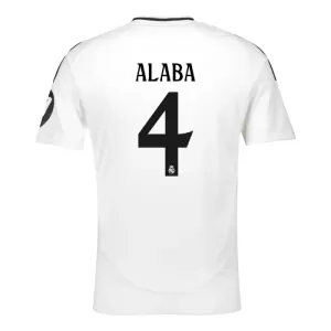 Camisolas Real Madrid David Alaba 4 Equipamento Principal 24/25 Camisolas Real Madrid David Alaba 4 Equipamento Principal 24/25