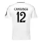Camisolas Real Madrid Eduardo Camavinga 12 Equipamento Principal 24/25